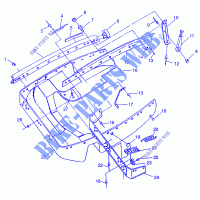 NOSEPAN RXL 0976768 (4938523852A008) for Polaris OTHERS 1997