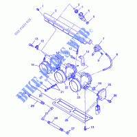 THROTTLE    RXL 0976768 (4938523852D001) for Polaris OTHERS 1997