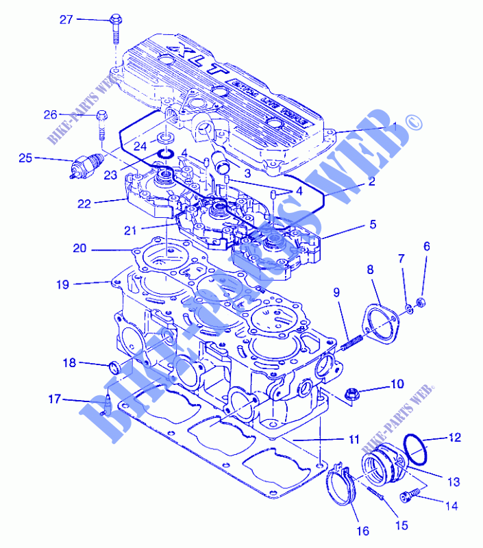 CYLINDER   0976676 (4937753775C010) for Polaris OTHERS 1997