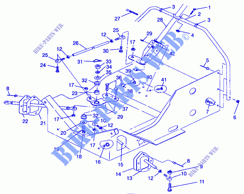 STEERING  TRAIL 0962761 (4931763176B005) for Polaris OTHERS 1996