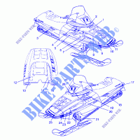 DECALS XLT SPECIAL (XTRA) 0946767 (4927112711007A) for Polaris OTHERS 1994