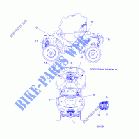 DECALS   A18DAE57N5 (101456) for Polaris ACE 570 EFI TRACTOR 2018