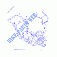 CHASSIS, MAIN FRAME   A17HAA15N7 (100769) for Polaris ACE 150 MD  2017