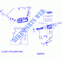 ENGINE, AIR INTAKE SYSTEM   A17YAK11A4/A6/N4/N6 (A00009) for Polaris OUTLAW 110 2017
