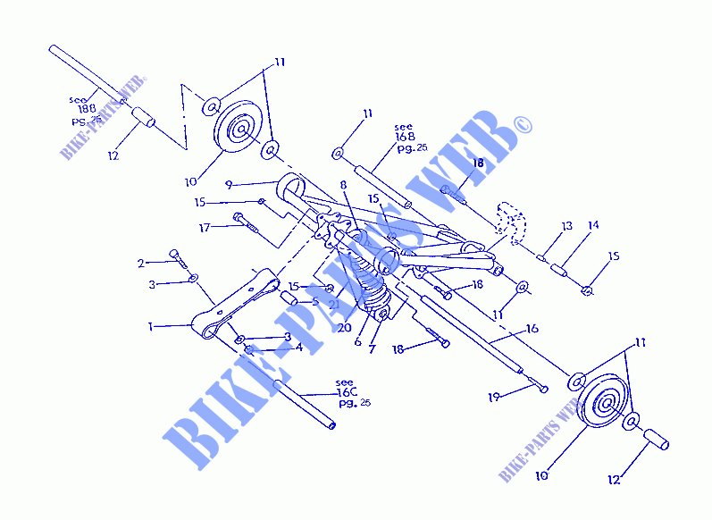 FRONT TORQUE ARM RXL/RXL SKS (4921322132027A) for Polaris SKS 1992