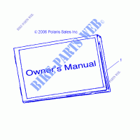 REFERENCE, OWNERS MANUAL   A17SXN85A5  for Polaris SPORTSMAN 850 HIGH LIFTER 2017