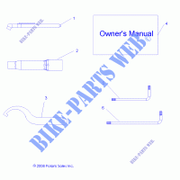 MANUALS   INFORMATION   A11GP52AA (49ATVTOOL09OUT450) for Polaris OUTLAW 2011