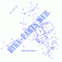 ENGINE, MOUNTING   A11NG50AA (49ATVENGINEMTG10SCRAM) for Polaris SCRAMBLER 2011
