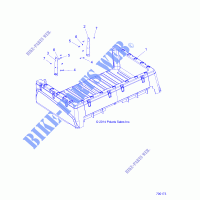 BED BOX   R18RMAL4G9 (700173) for Polaris RANGER EV LI-ION 2018