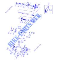 CHASSIS, SWING ARM AND REAR AXLE   Z18YAV17B2/B8/N2/N8 (A00018) for Polaris RZR 170 EFI 2018