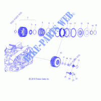 DRIVE TRAIN, CLUTCH   V13BW36/EW36 ALL OPTIONS (49VICCLUTCH11VGS) for Polaris CROSS ROADS - HARD BALL 2013