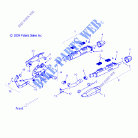 EXHAUST   V13BW36/EW36 ALL OPTIONS (49VICEXHAUST10CC) for Polaris CROSS ROADS - HARD BALL 2013