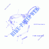CHASSIS, FRAME   V13WB36 (49VICFRAME12HB) for Polaris HIGHBALL 2013
