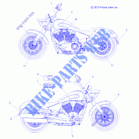 DECALS   V13WB36 (49VICDECALSS13HB) for Polaris HIGHBALL 2013