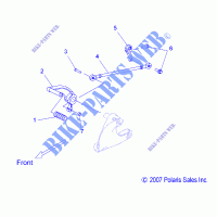 DRIVE TRAIN, SHIFT LINKAGE   V13WB36 (49VICSHIFTLINK08HMR) for Polaris HIGHBALL 2013