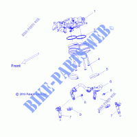 THROTTLE  BODY ASM.   V13WB36 (49VICTHROTTLE BODY11VGS) for Polaris HIGHBALL 2013