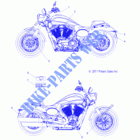 DECALS   V13MB36 ALL OPTIONS (49VICDECALSS13J) for Polaris JUDGE 2013