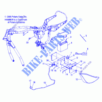 ELECTRICAL, ECM/BATTERY BOX/SIDE COVER, LH   V06HB26/ALL OPTIONS (4999203419920341B11) for Polaris HAMMER 2006