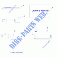MANUALS   INFORMATION   A10GP52AA (49ATVTOOL09OUT450) for Polaris OUTLAW 525 2X4 IRS 2010