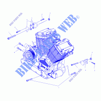 ENGINE, MOUNTING   V00CB15LE (4952565256C002) for Polaris V92C STANDARD CRUISER 2000