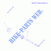 CHOKE CABLE   A09BA32AA (49ATVCABLE08SCRAM) for Polaris TRAIL BLAZER 330 2009