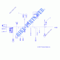 WIRE HARNESS   A08BG50AA (49ATVHARNESS08SCRAM) for Polaris SCRAMBLER 500 4X4 2008