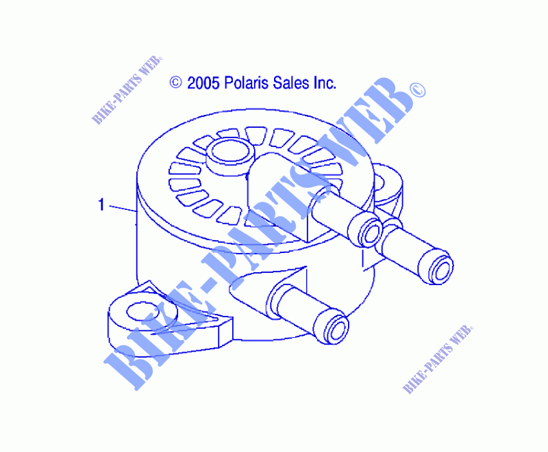 ENGINE, FUEL PUMP   A07LB27FA/LH27FB (4999202079920207D12) for Polaris HAWKEYE 2X4/4X4 INTL 2007