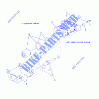 BRAKE CALIPER INTERNALS   A06LB27FA/LD27FB (4999206689920668B02) for Polaris HAWKEYE 2X4/4X4 INTERNATIONAL 2006