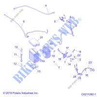 BATTERY   A20SHE57AN/AF (C0211282 1) for Polaris SPORTSMAN 570 PREMIUM 2020