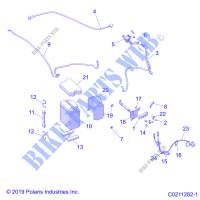 BATTERY   A20SEG50A1/A5 (C0211282 1) for Polaris SPORTSMAN 450 HO UTILITY 2020