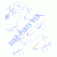 BRAKE LINES   A20SEG50A1/A5 (100579) for Polaris SPORTSMAN 450 HO UTILITY 2020