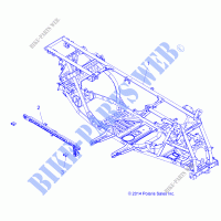 CHASSIS, MAIN FRAME   A19SYE95BV  for Polaris SPORTSMAN TOURING XP 1000 2019