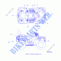 DECALSS   A19SYE95BV  for Polaris SPORTSMAN TOURING XP 1000 2019