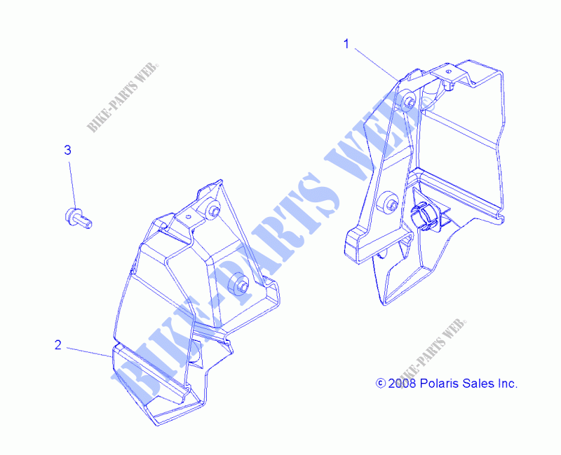 REAR BUMPER   A18SXM95AL  for Polaris SPORTSMAN XP 1000 HIGH LIFTER EDITION 2018