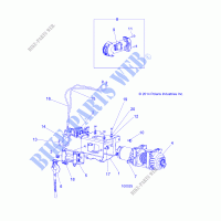 CHASSIS, WINCH   A18SWS57C2/E2 (100025) for Polaris SPORTSMAN 570 X2 EPS TRACTOR 2018
