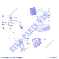 SENSORS, MODULES, AND SWITCHES   A18HZA15N4 (C101388 5) for Polaris RGR 150 EFI 2018