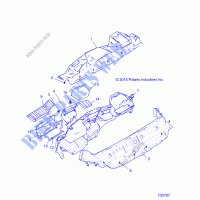 DASHBOARD   G20G4D99AS/BS (700797) for Polaris POLARIS GENERAL 1000 4P EPS RC 2020