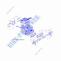 ENGINE, MOUNTING   G20G4D99AS/BS (49RGRENGINEMTG14RZR1000) for Polaris POLARIS GENERAL 1000 4P EPS RC 2020