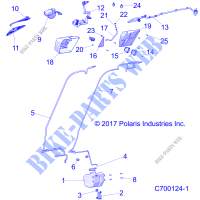BODYWORK   WINDSCREEN WIPER KIT   R20RRU99/A/B (C700124 1) for Polaris RANGER 1000 NORTHSTAR FACTORY CHOICE 49S & 50S 2020