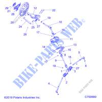 STEERING   R20RRU99/A/B (C700680) for Polaris RANGER 1000 NORTHSTAR FACTORY CHOICE 49S & 50S 2020