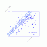 FRONT BRAKE CALIPER   R19RCA57A1/A4/B1/B4 (700479) for Polaris RANGER 570 FULL SIZE 2019