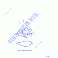ENGINE, VALVE COVER   R19RM250B1 (701366) for Polaris RANGER 500 2 WHEEL DRIVE  HDPE 2019