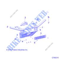 FRONT BUMPER   R19RDA57A1/B1 (C700210) for Polaris RANGER CREW 570 FS 2019