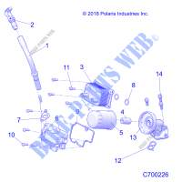 DIPSTICK & OIL FILTER   R19RRB99A9 (C700226) for Polaris RANGER 1000 BACK COUNTRY 49S 2019