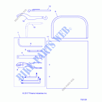 OWNERS MANUAL AND TOOL KIT   R19RRE99/A/B (702128) for Polaris RANGER 1000 49/50S FACTORY CHOICE 2019