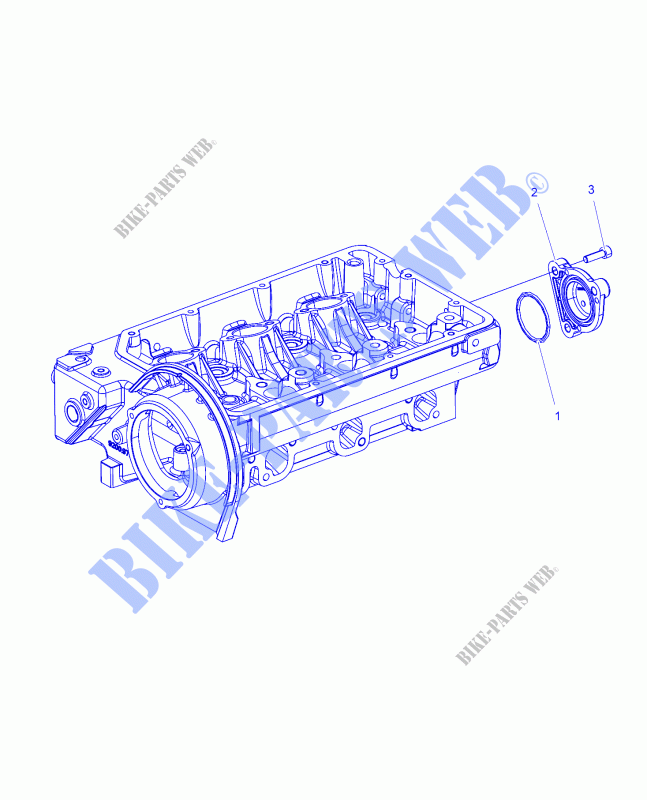 ENGINE, COVER, 3RD PTO   R18RVAD1B1 (49RGRPTOCVR15DSL) for Polaris 	RANGER 1000 DIESEL CREW 2018