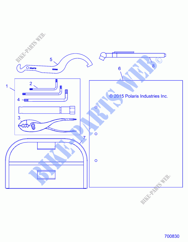 OWNERS MANUAL AND TOOL KIT   R18RGE99FM/EFB/SCM/SCB/SFM/CCM (700831) for Polaris GENERAL 1000 EPS PREMIUM / DELUXE EDITION - EU / MD / TRACTOR 2018
