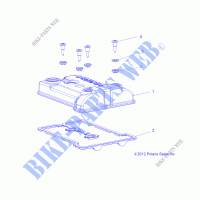 ENGINE, VALVE COVER   Z19VAA87A2/E87AK/AR/AA (49RGRVALVE13900XP) for Polaris RZR 900 50 INCH 2019