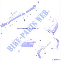 HEADLIGHTS AND TAILLIGHTS   Z19VDE92AC/BC/AD/BD/AM/BM/LM/LAG/BG (C700162 3) for Polaris RZR XP TURBO 2019