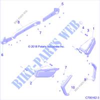 HEADLIGHTS AND TAILLIGHTS   Z19VPL92AK/BK/AR/BR/AM/BM (C700162 3) for Polaris RZR XP 4 TURBO S 2019